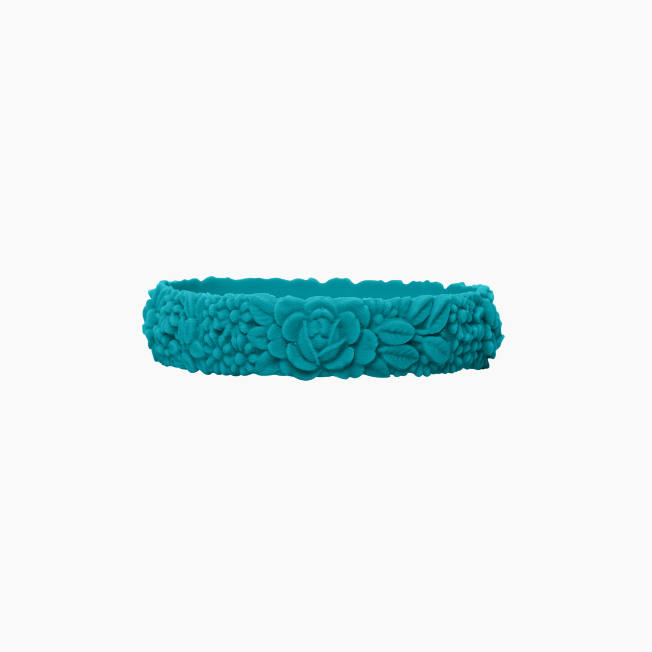 Armband O bracelet flower slim in Wasserblau Kreieren Sie Ihr