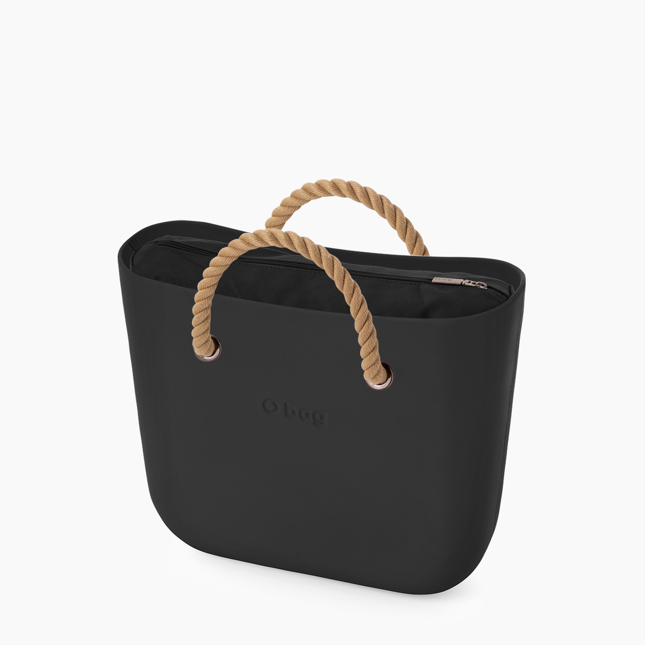 イタリア製Obag⭐︎新品未使用品⭐︎黒本体+インナー袋+トリム2
