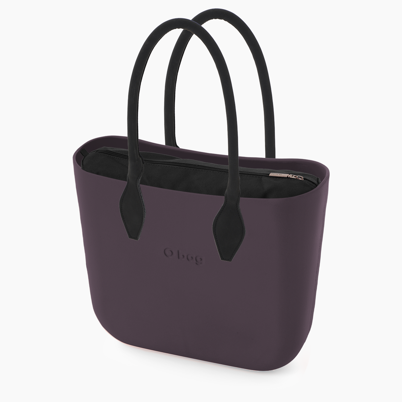 O bag mini burgundy e nero