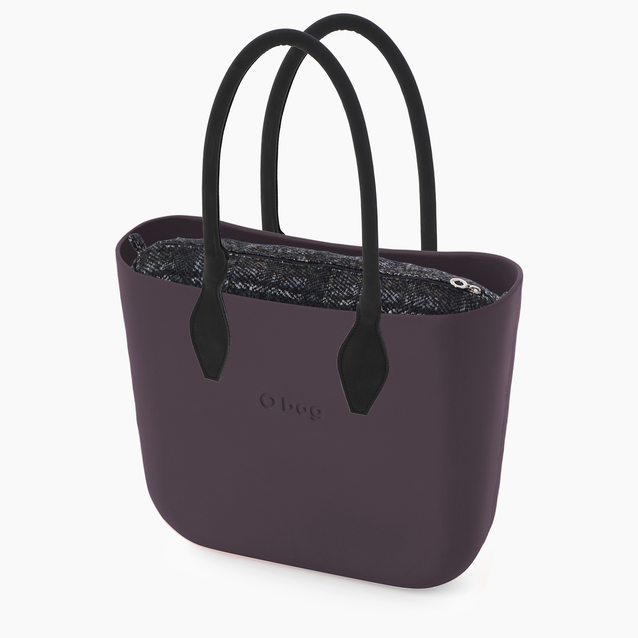 O bag mini burgundy e glen check