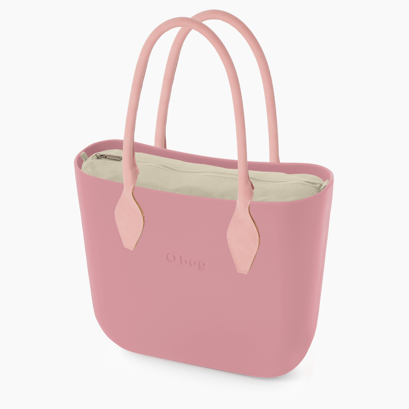 O bag mini blush e naturale