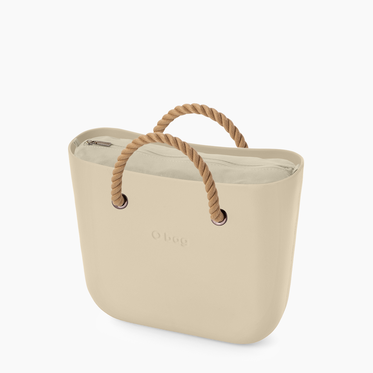 O bag mini sabbia e corda corta