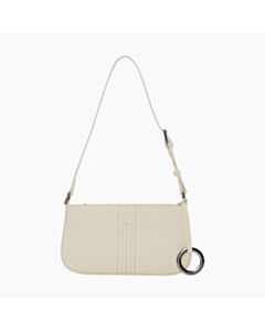 Borsa a tracolla O bag verbier burro tessuto gommato