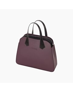 O bag reverse burgundy e nero