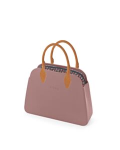 O bag reverse old pink e tweed