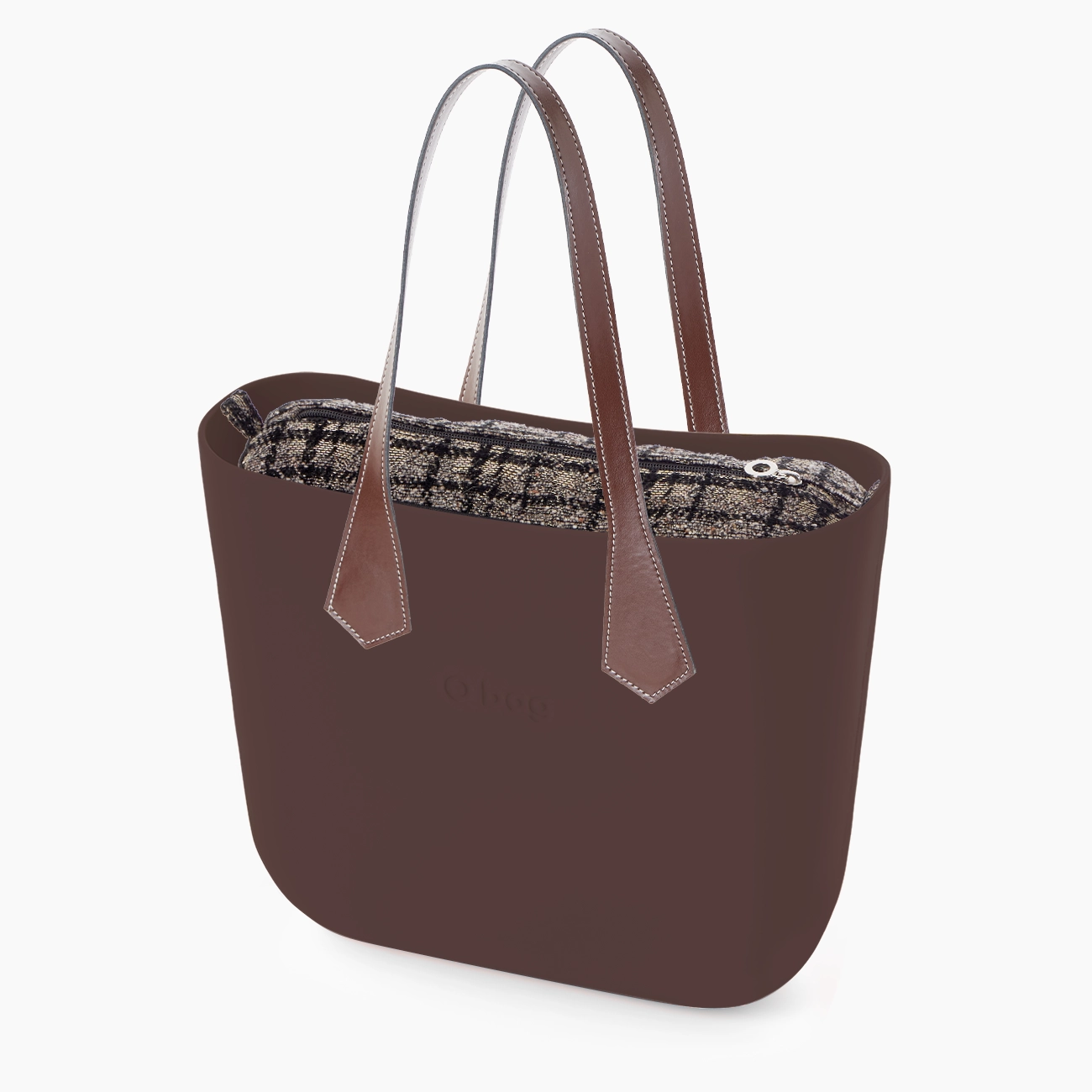 O bag mini cioccolato e tartan - O bag Official Website