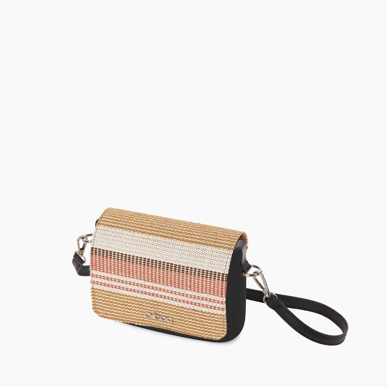 O pocket schwarz und raffia - O bag Official Website