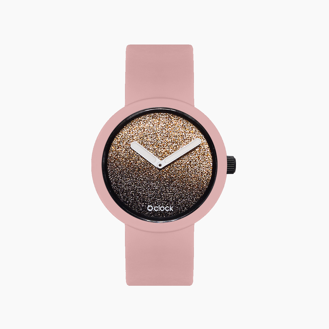o clock cinturino regolabile cipria e glitter oro - O bag Official Website