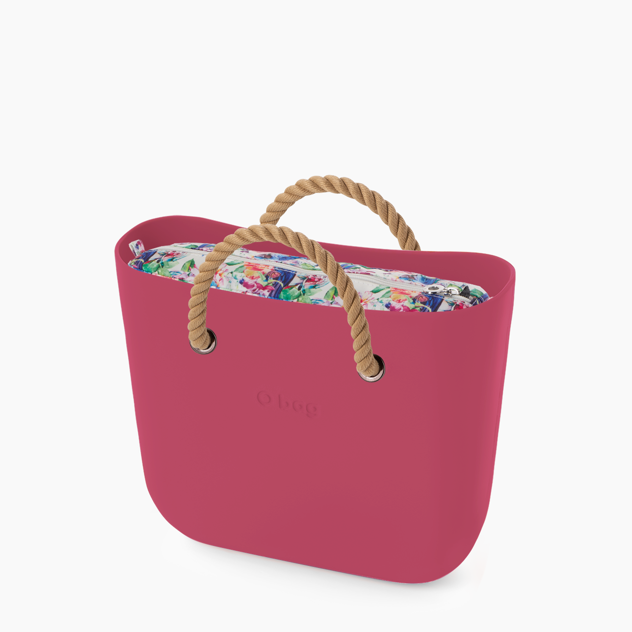 O bag mini fucsia rose and parrots - O bag Official Website