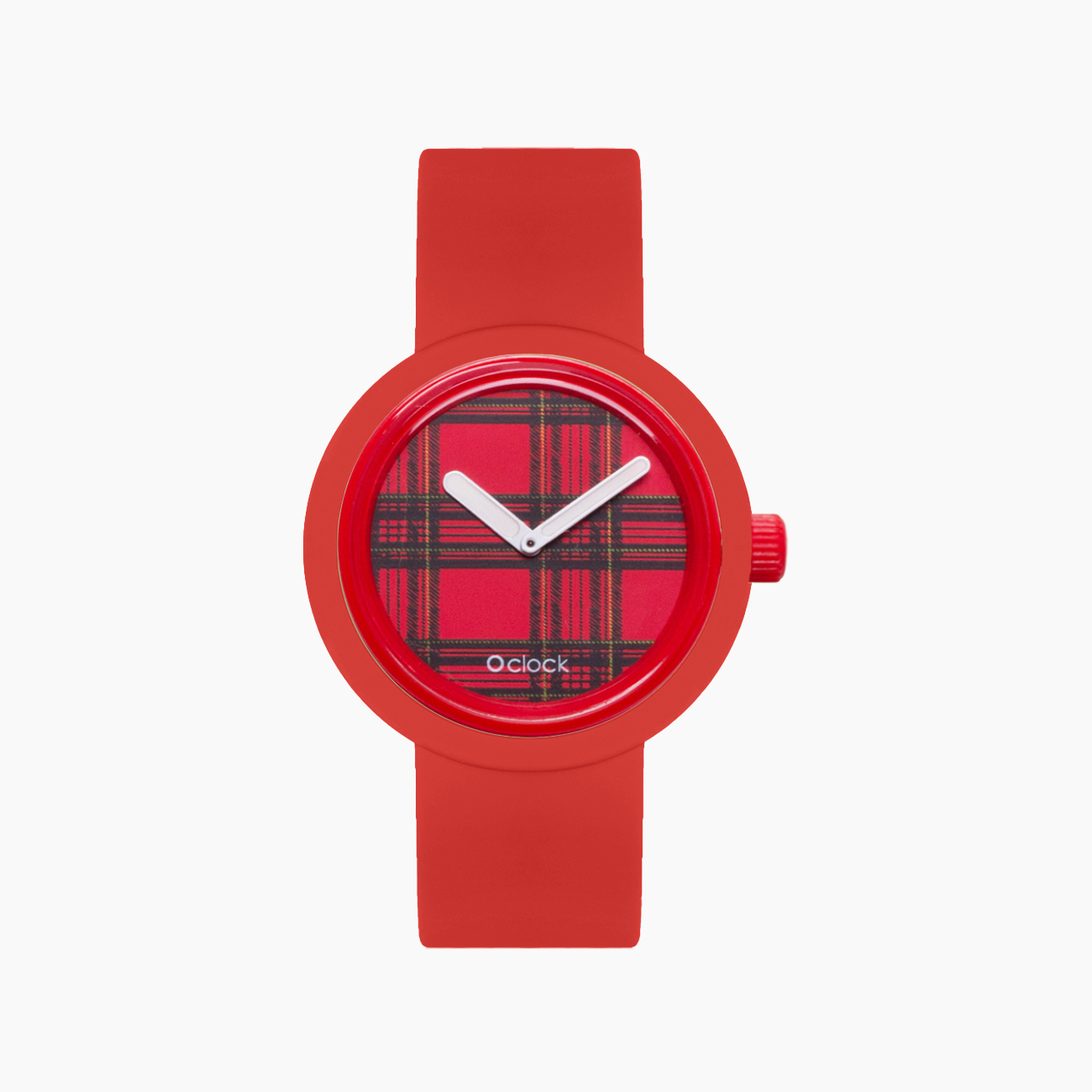 O clock rosso e tartan - O bag Official Website