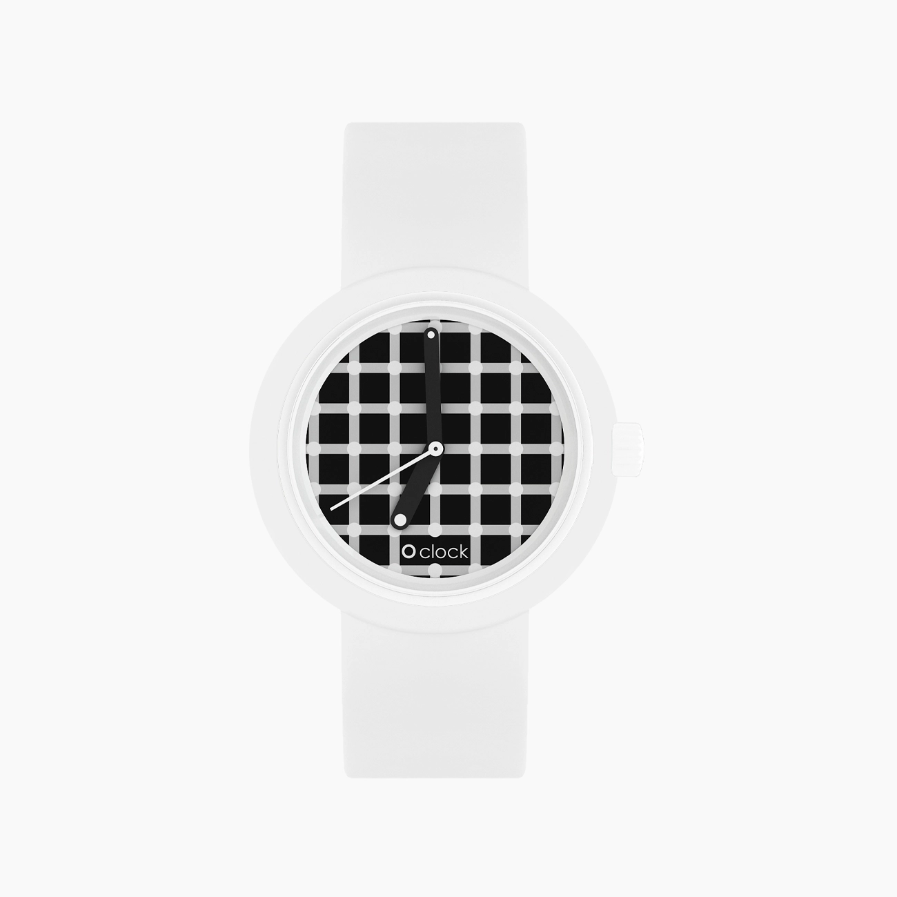 O clock cinturino regolabile bianco e square - O bag Official Website