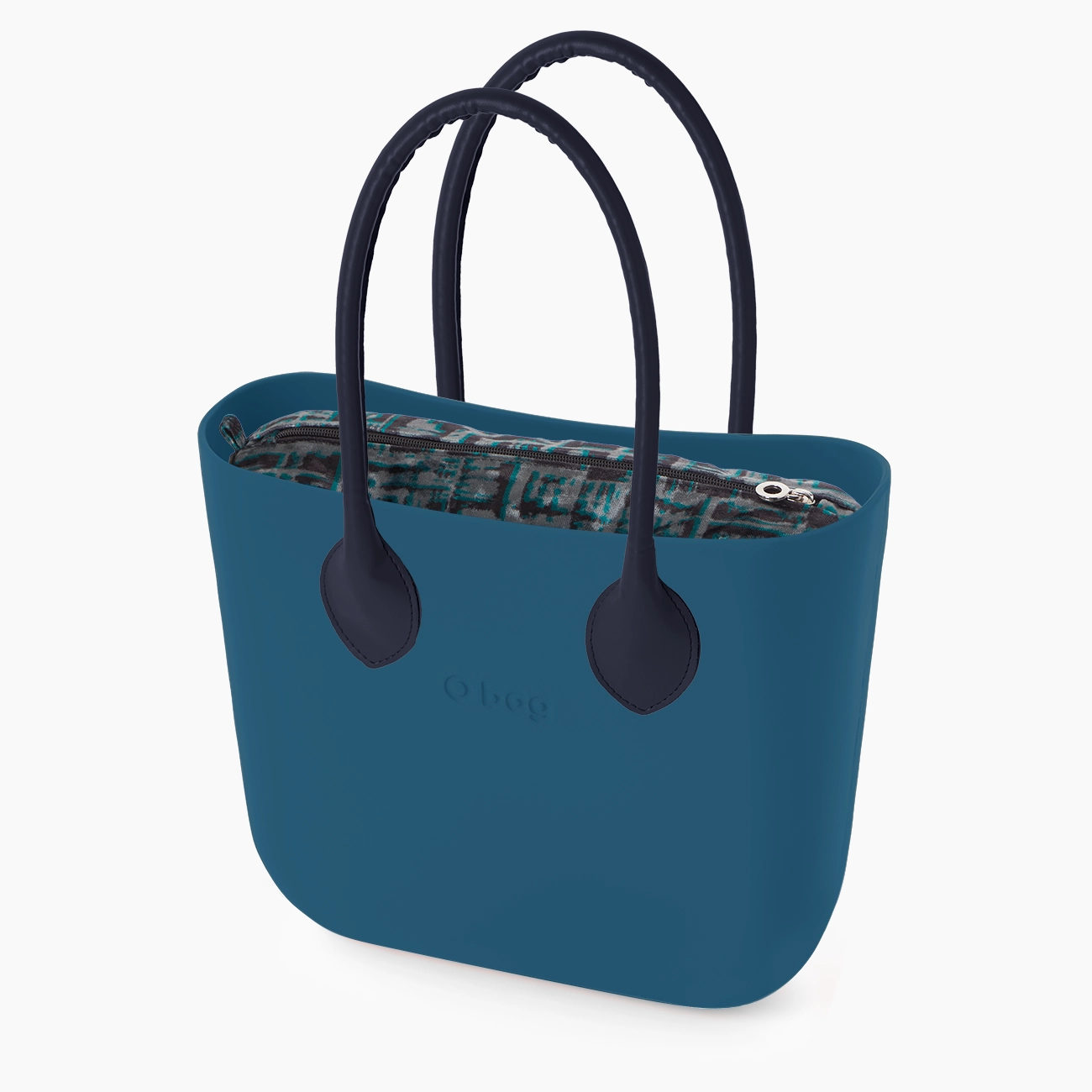 O bag mini denim e velluto laguna blue - O bag Official Website