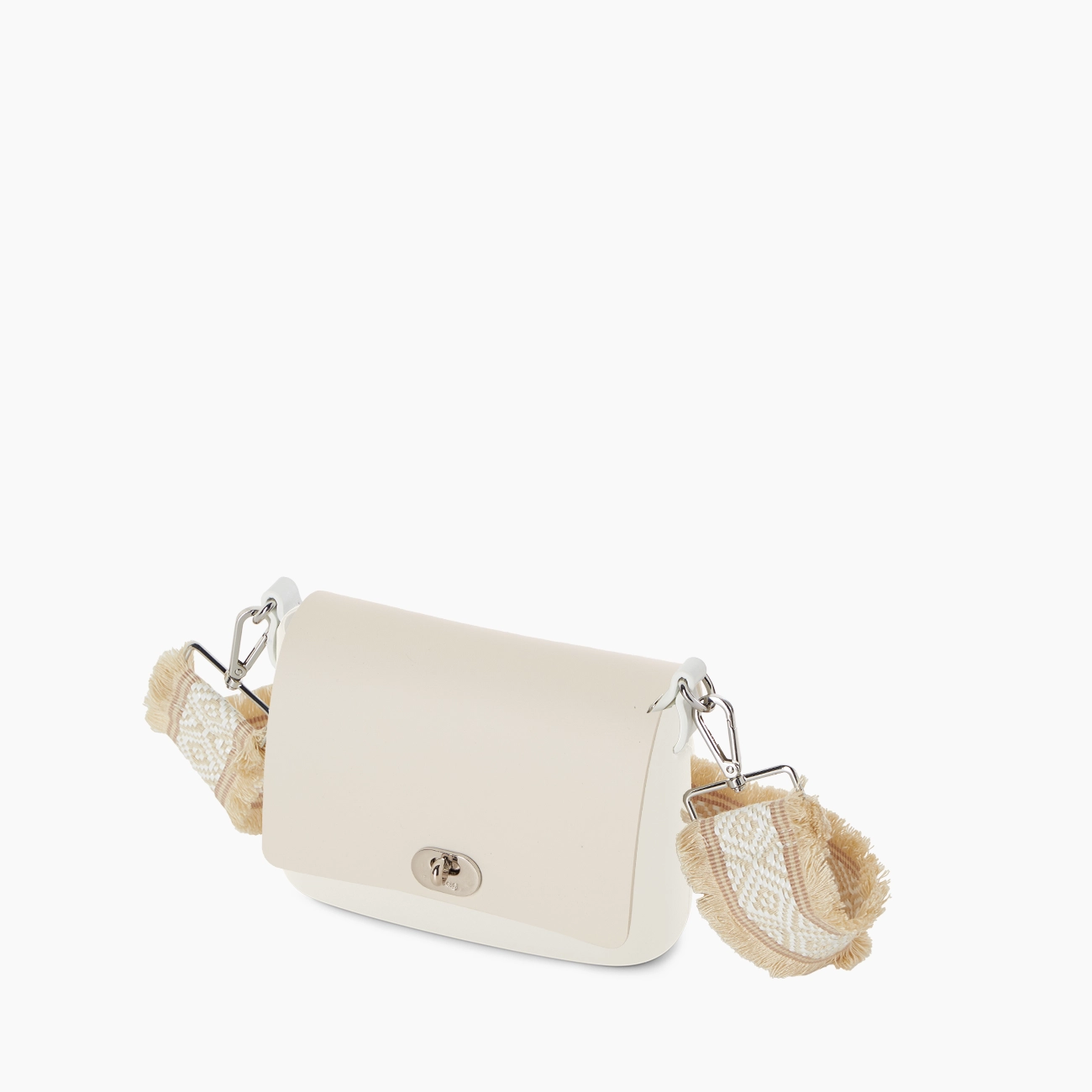 O pocket Milchweiß jacquard - O bag Official Website