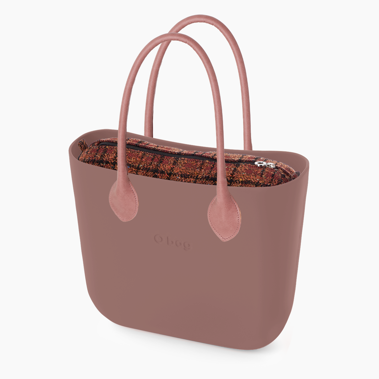 O bag mini old pink e tartan - O bag Official Website