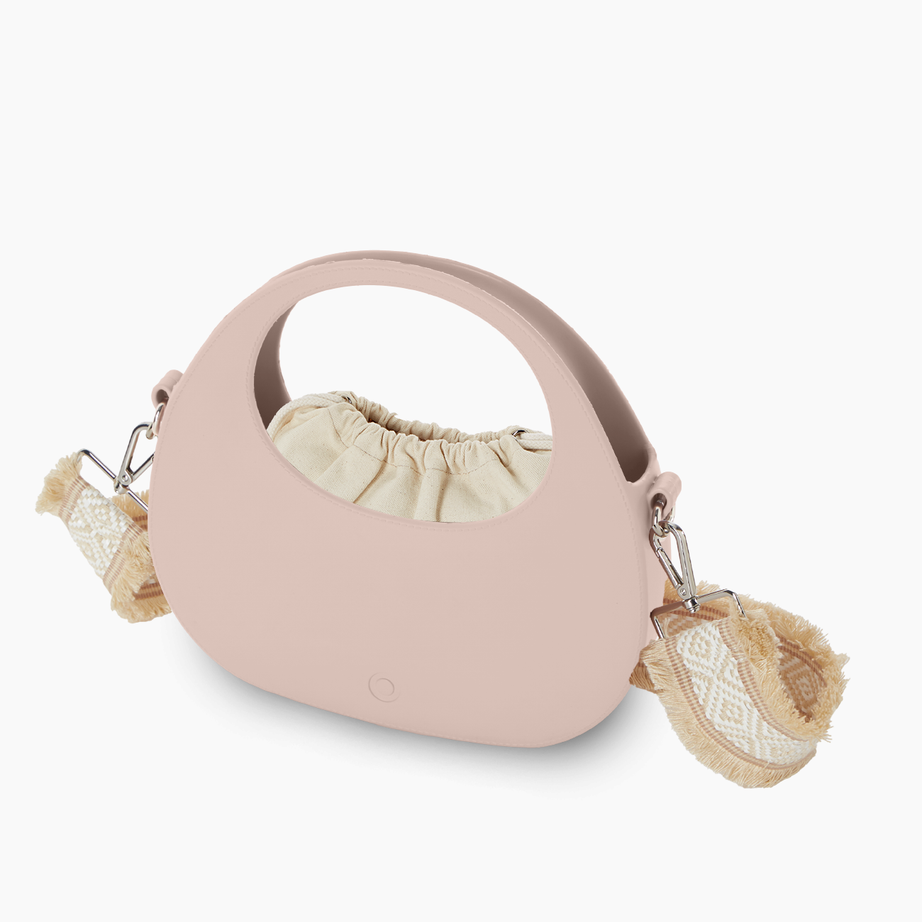 O bag oblò Rosa Smoke jacquard - O bag Official Website
