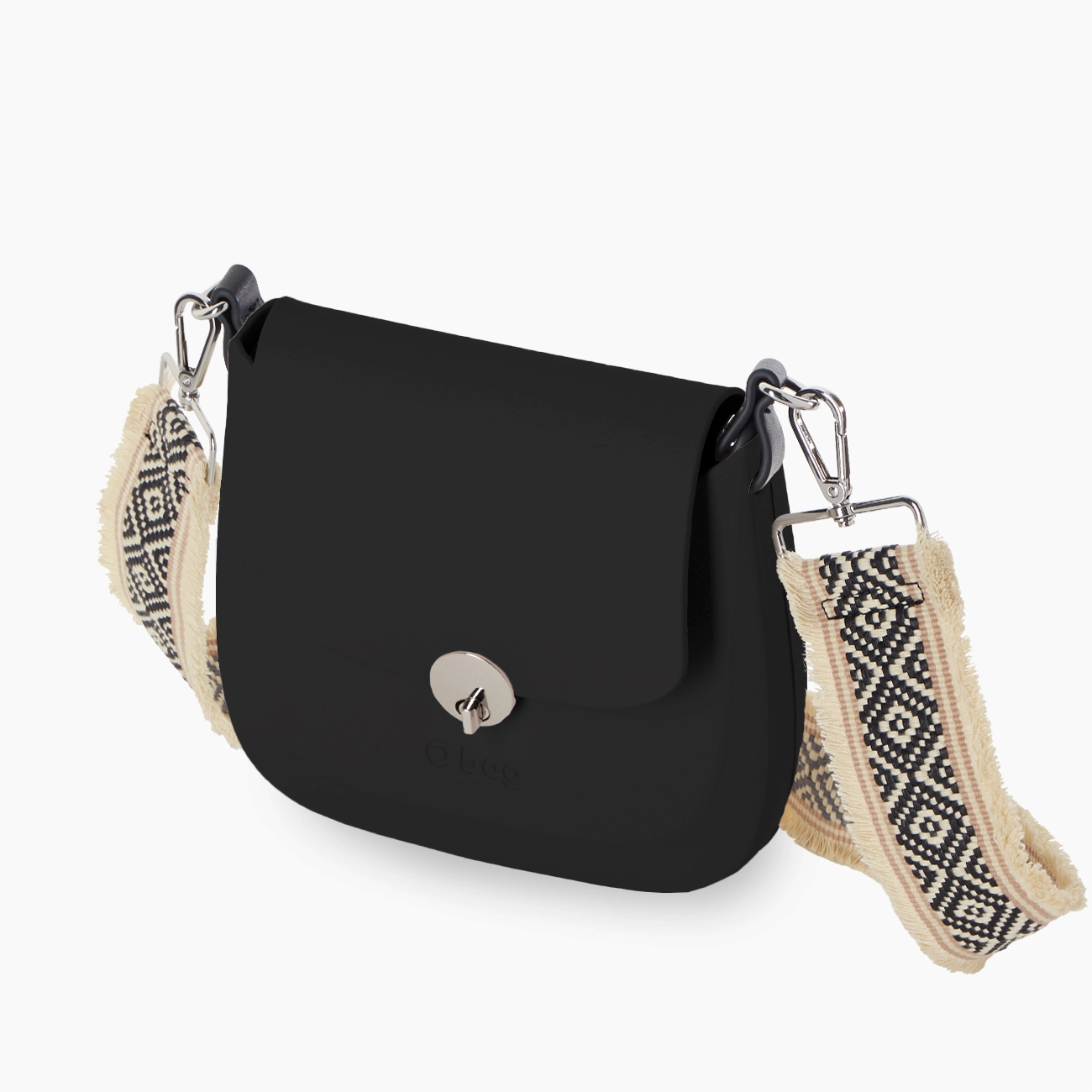 O bag chase nero jacquard - O bag Official Website