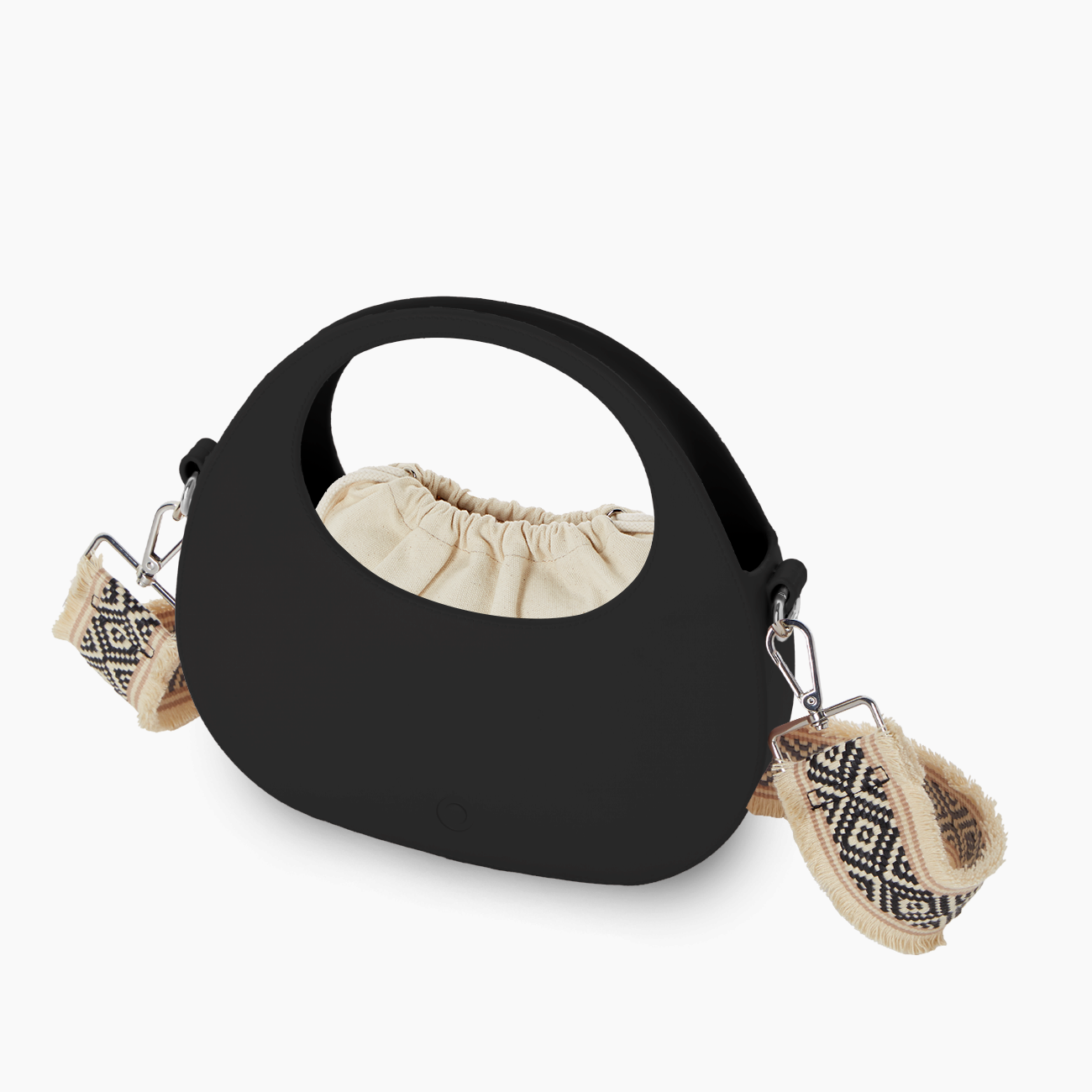 O bag oblò schwarz jacquard - O bag Official Website