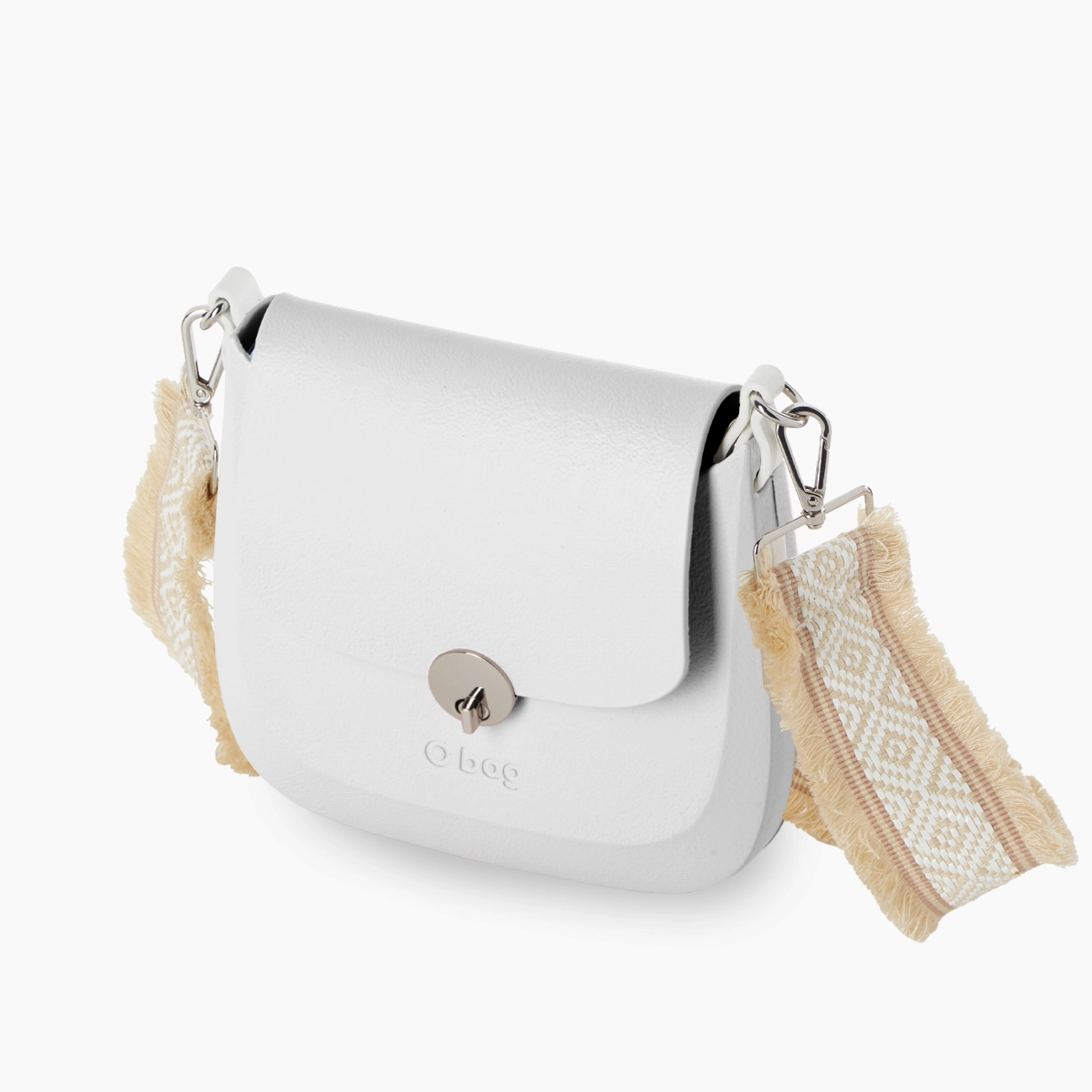 O bag chase Milchweiß und jacquard - O bag Official Website