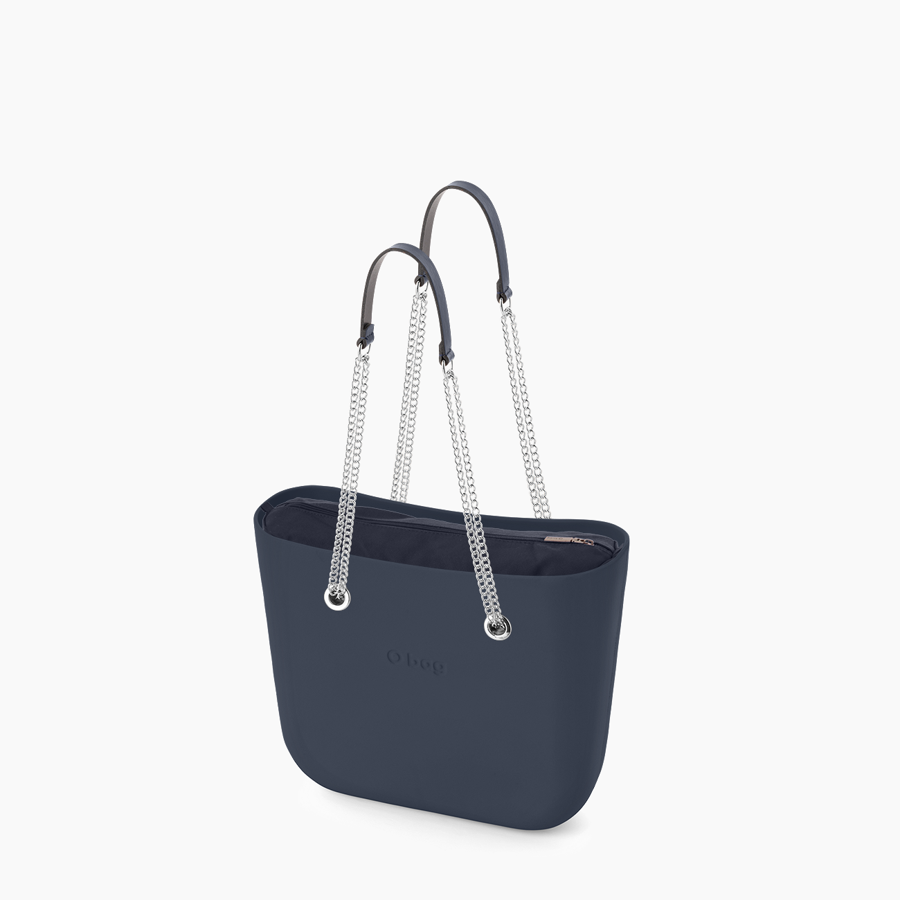 O bag blu navy e catena - O bag Official Website