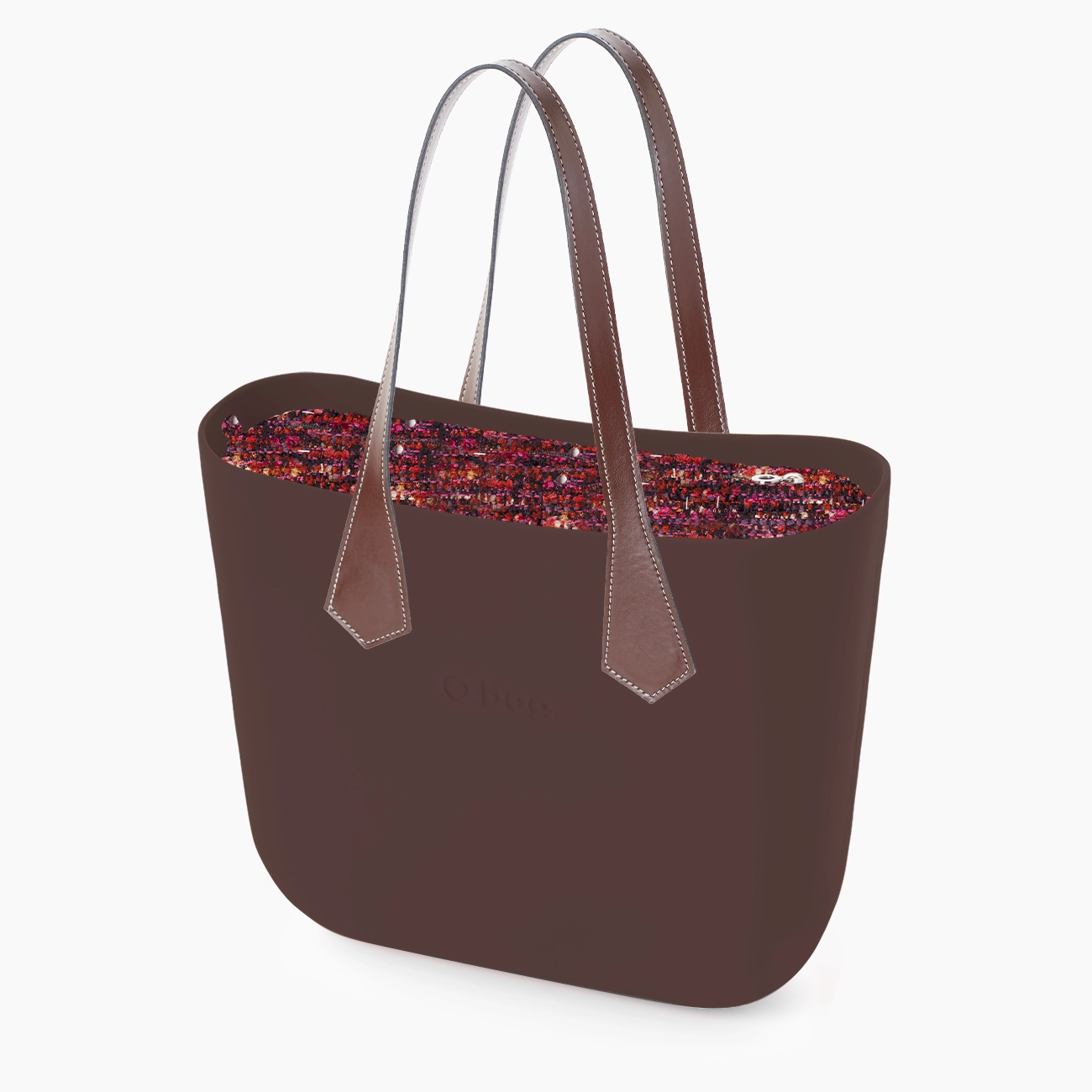 O bag mni cioccolato e bouclè - O bag Official Website