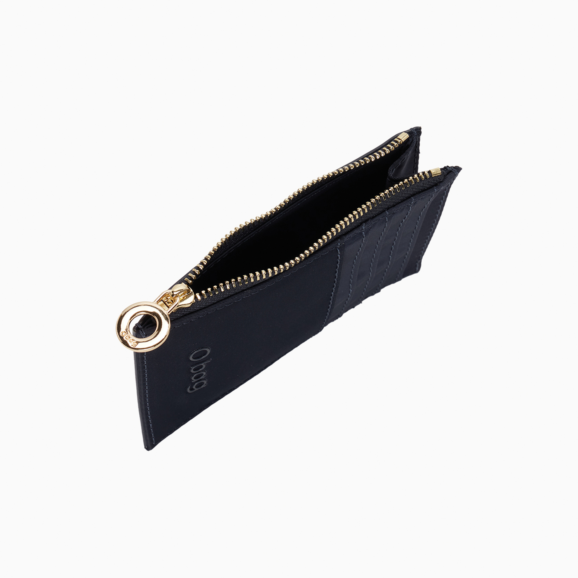 Porte-cartes O bag derby bleu marine - O bag Official Website