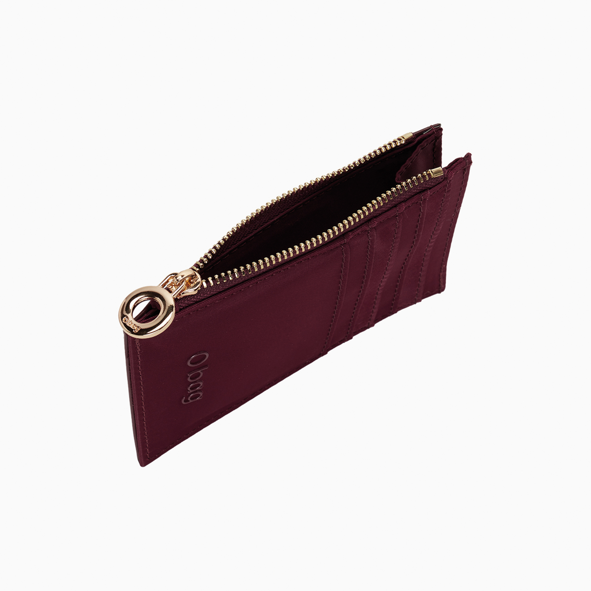 Porte-cartes O bag derby bordeaux - O bag Official Website
