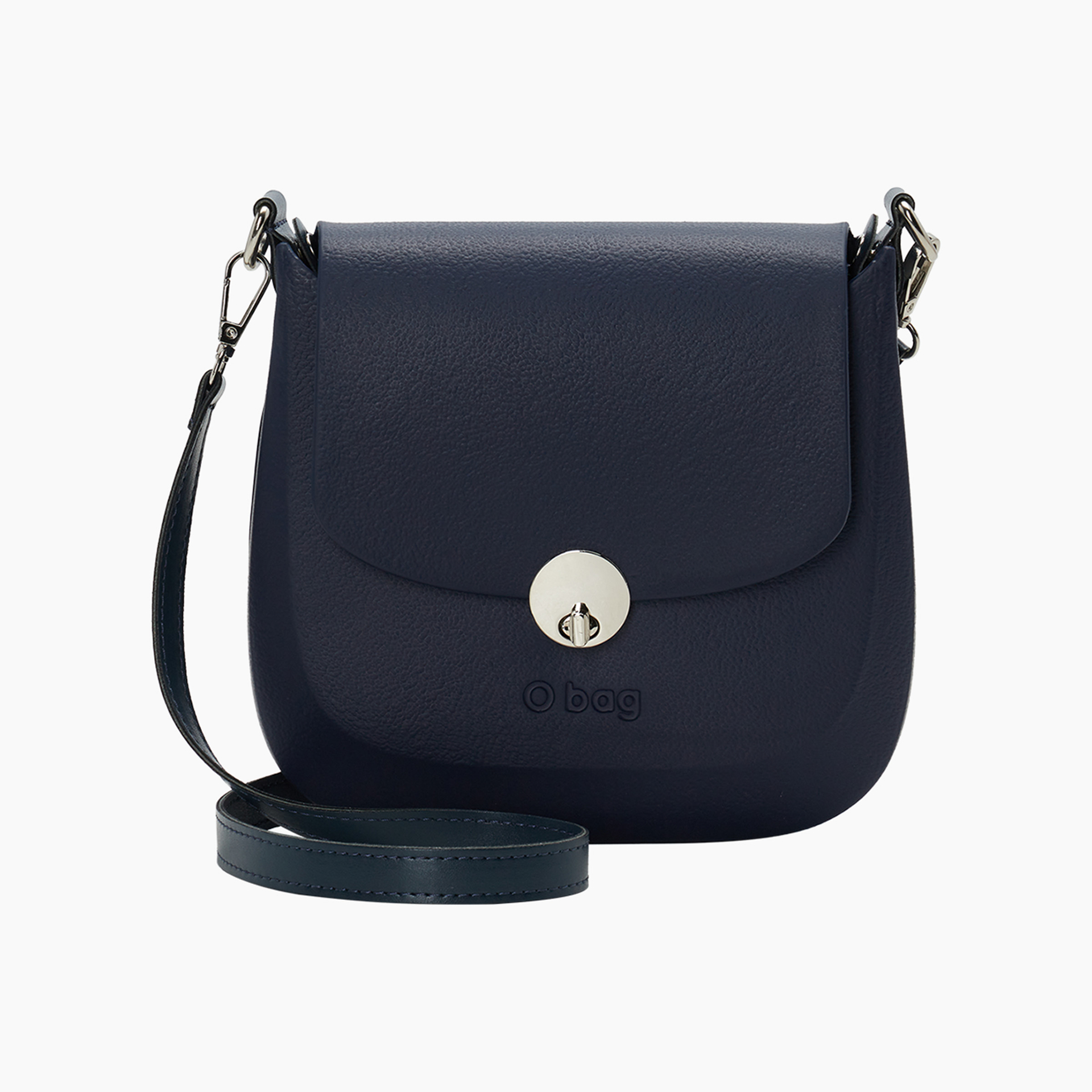 Zusammengesetzte tasche O bag chase mit extraflachem schulterriemen aus synthetischem material in nappa-optik easy Marineblau - O bag Official Website