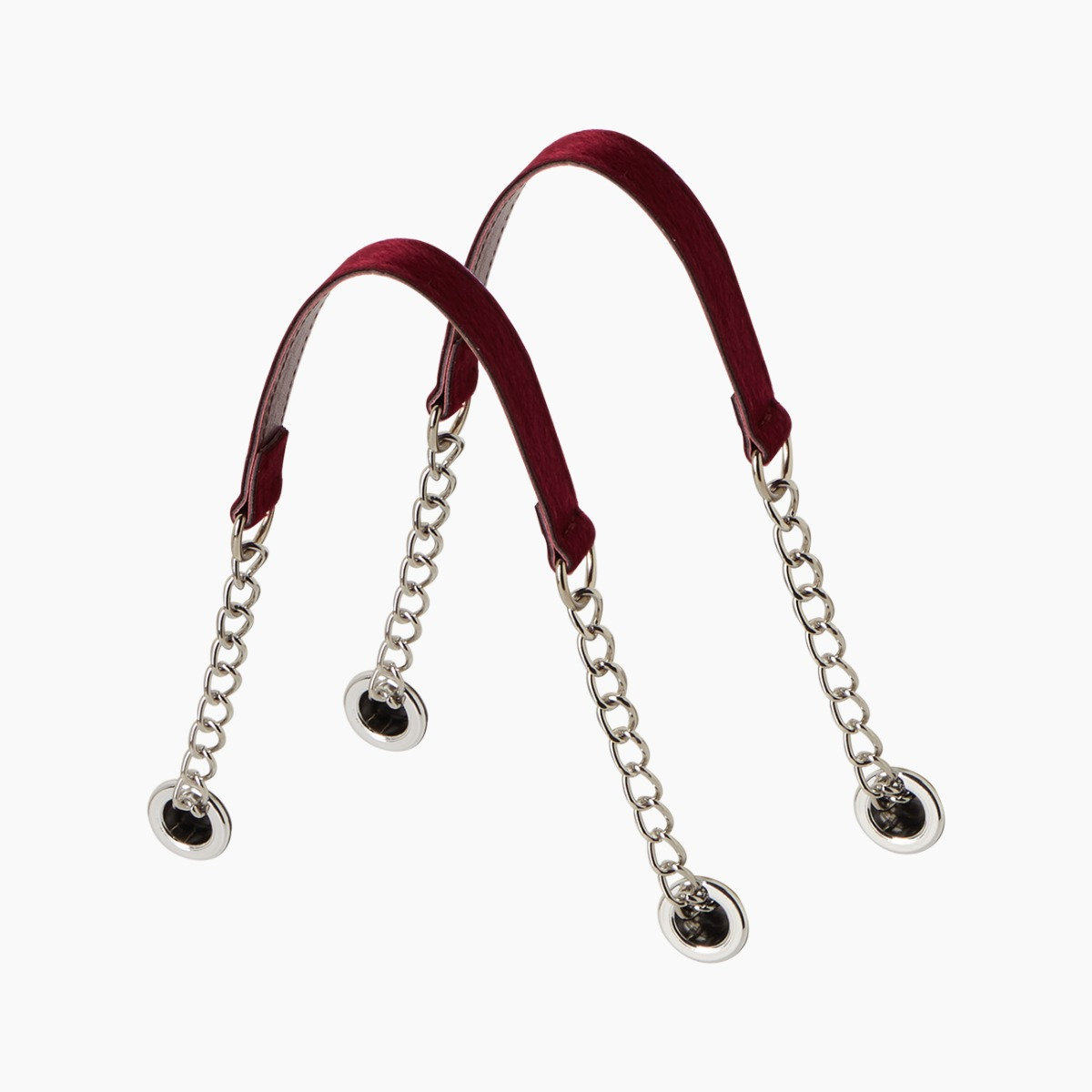 Manico corto catena con fascia cavallino india - O bag Official Website