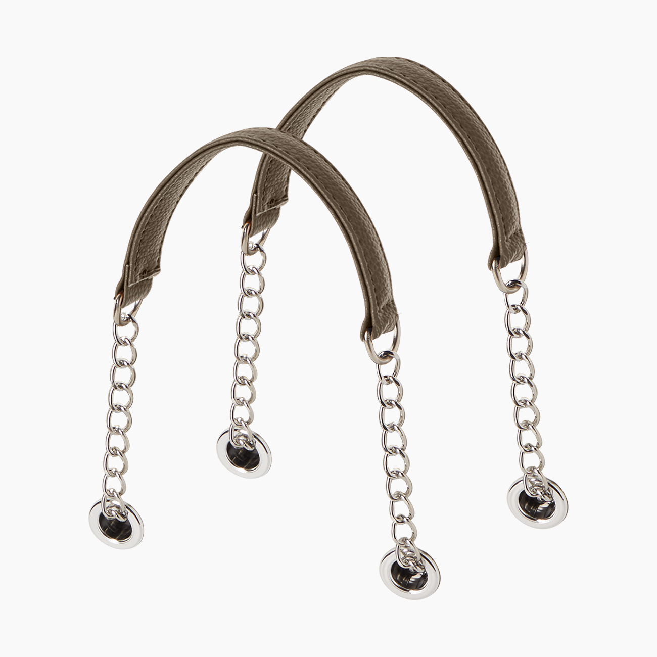 Manico corto catena con fascia bottalato lichene - O bag Official Website