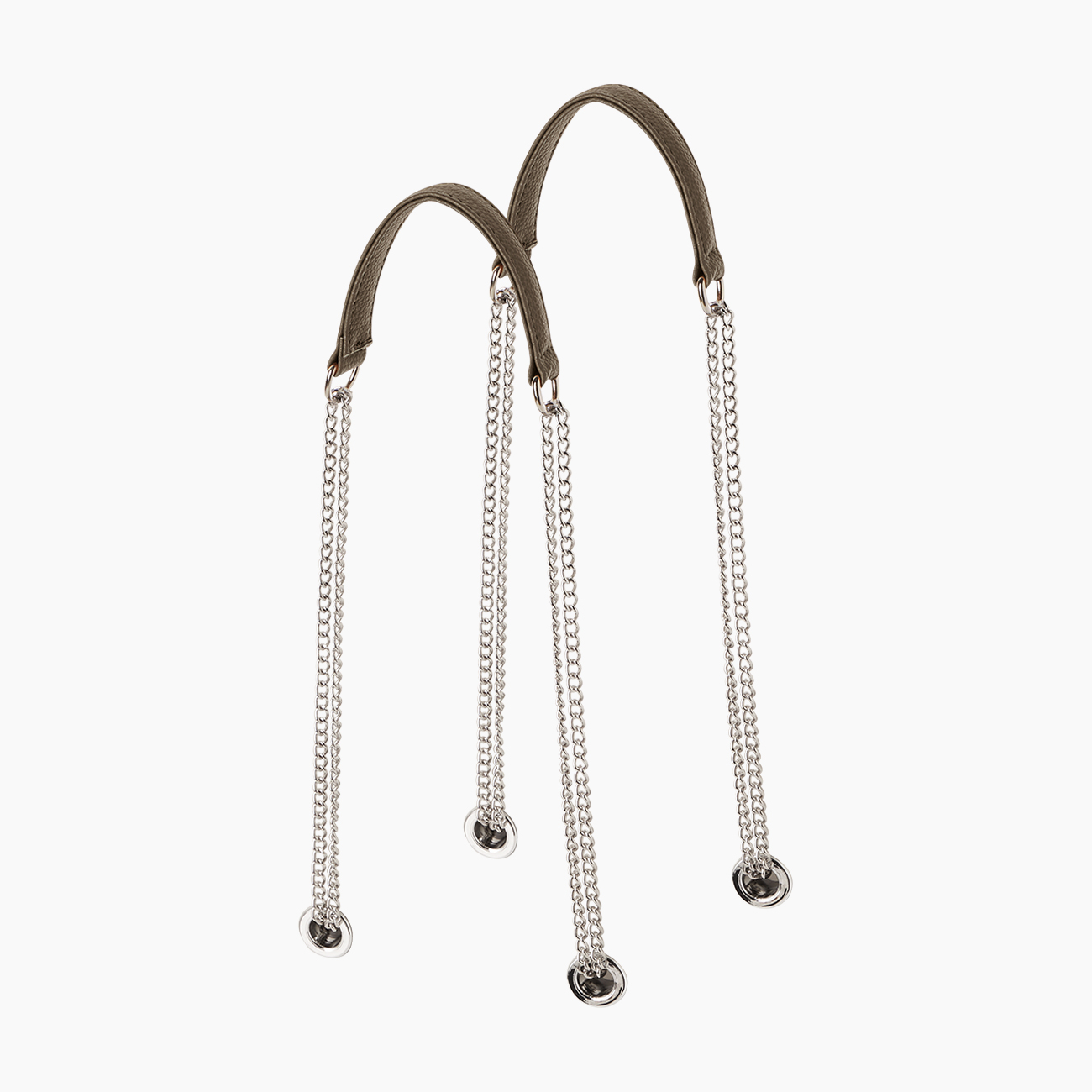 Manico lichene doppia catena a "t" bottalato - O bag Official Website