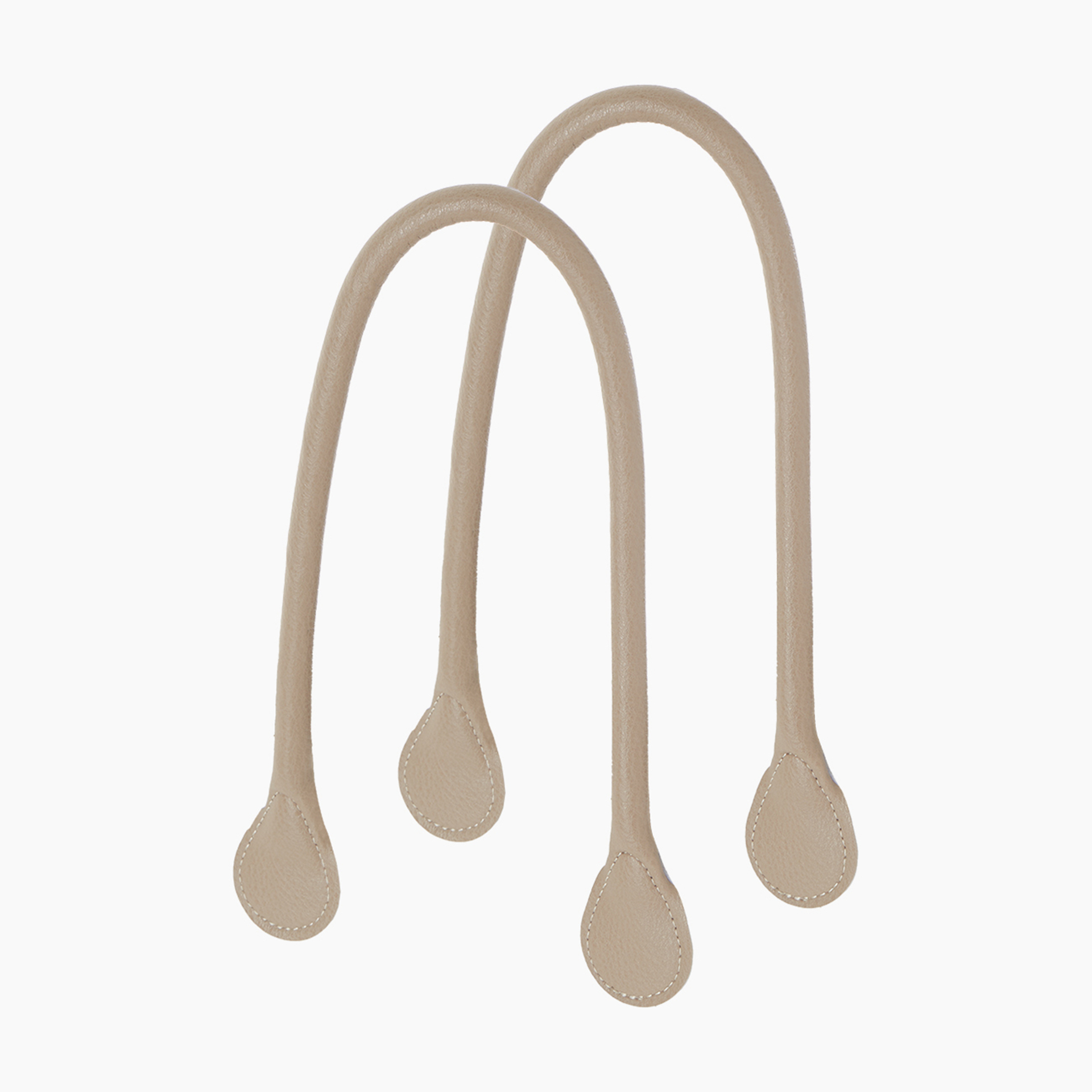 Long handle dove grey hammered faux leather - O bag Official Website