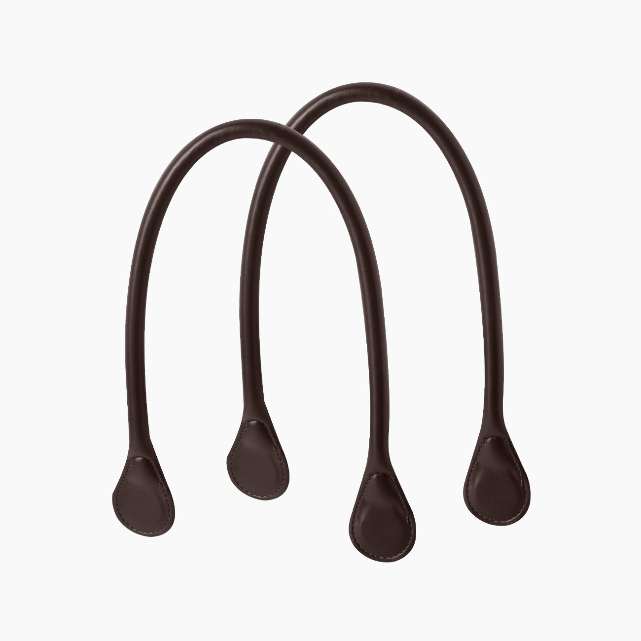 Manico lungo pelle marrone scuro - O bag Official Website