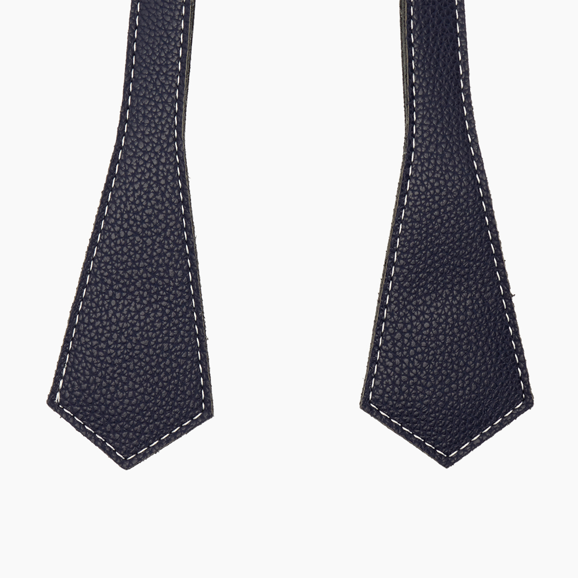 Manico lungo a punta martellato blu navy - O bag Official Website