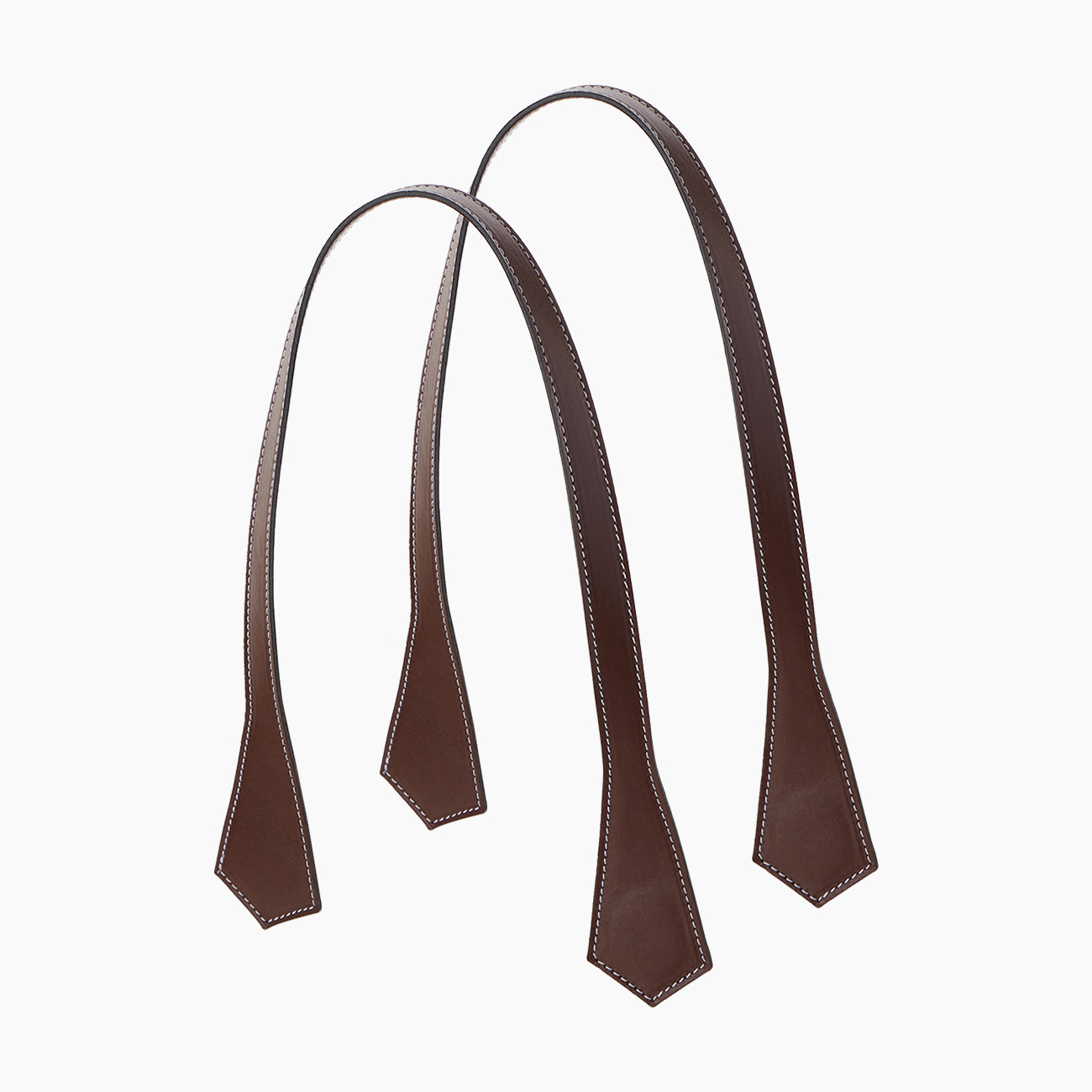 Poignée longue et pointue marron foncé - O bag Official Website