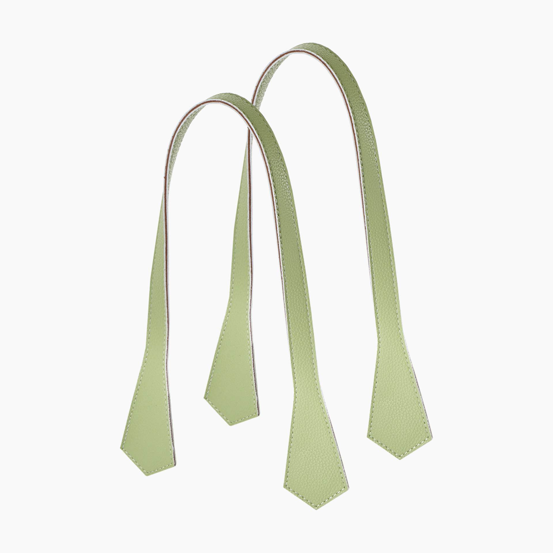 Poignée longue et pointue martelé celery green - O bag Official Website