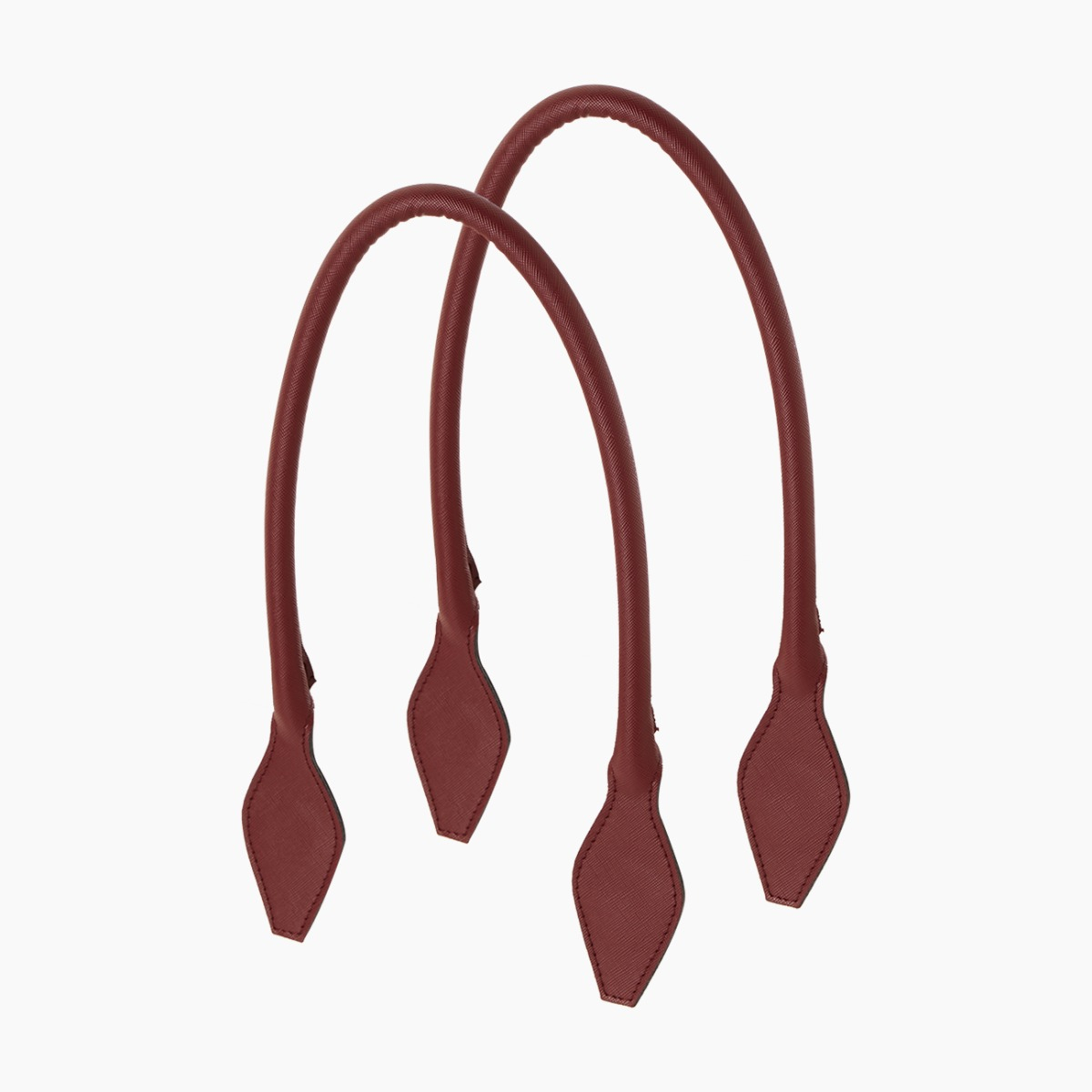 Manico lungo a rombo bordeaux - O bag Official Website