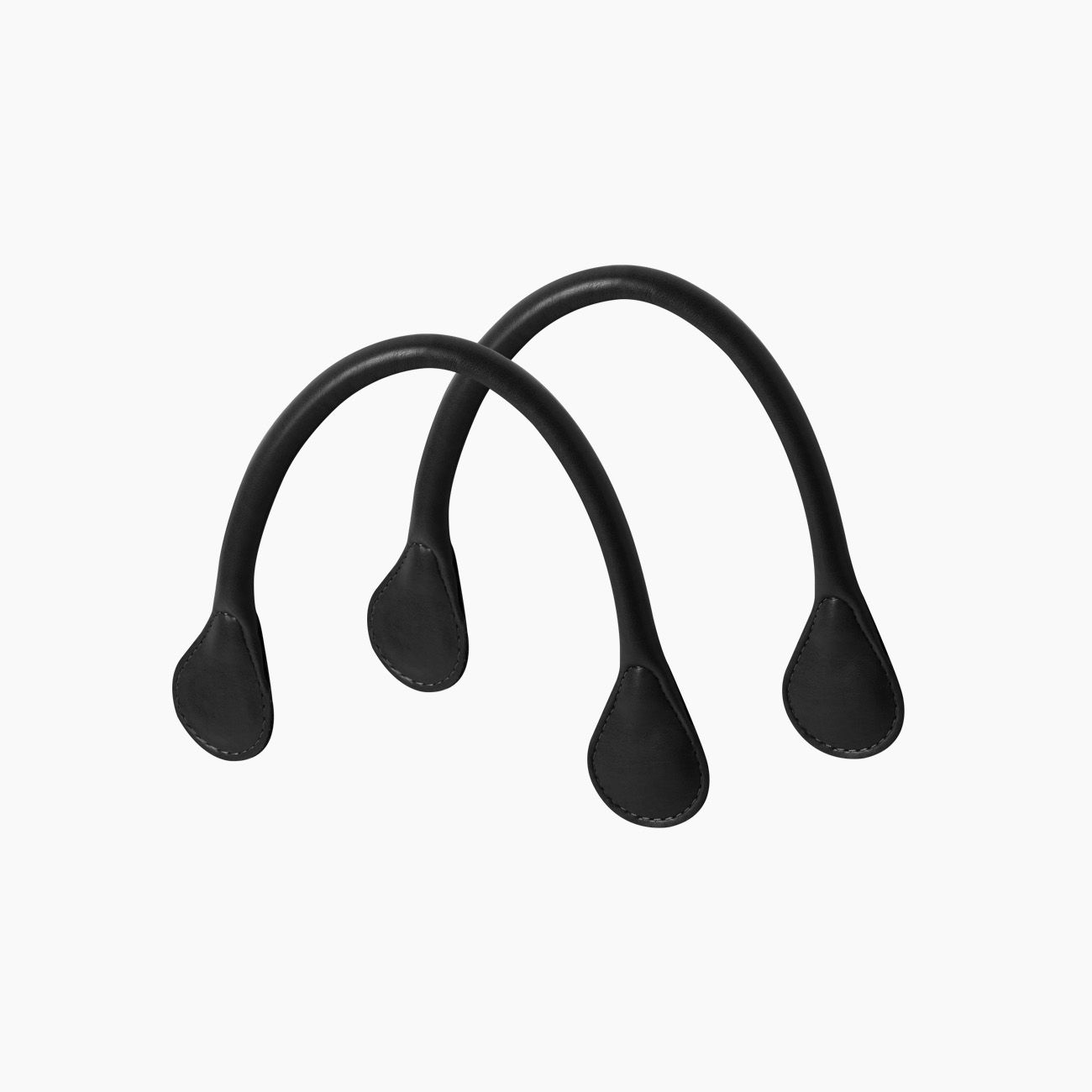 Manico corto in pelle nero - O bag Official Website