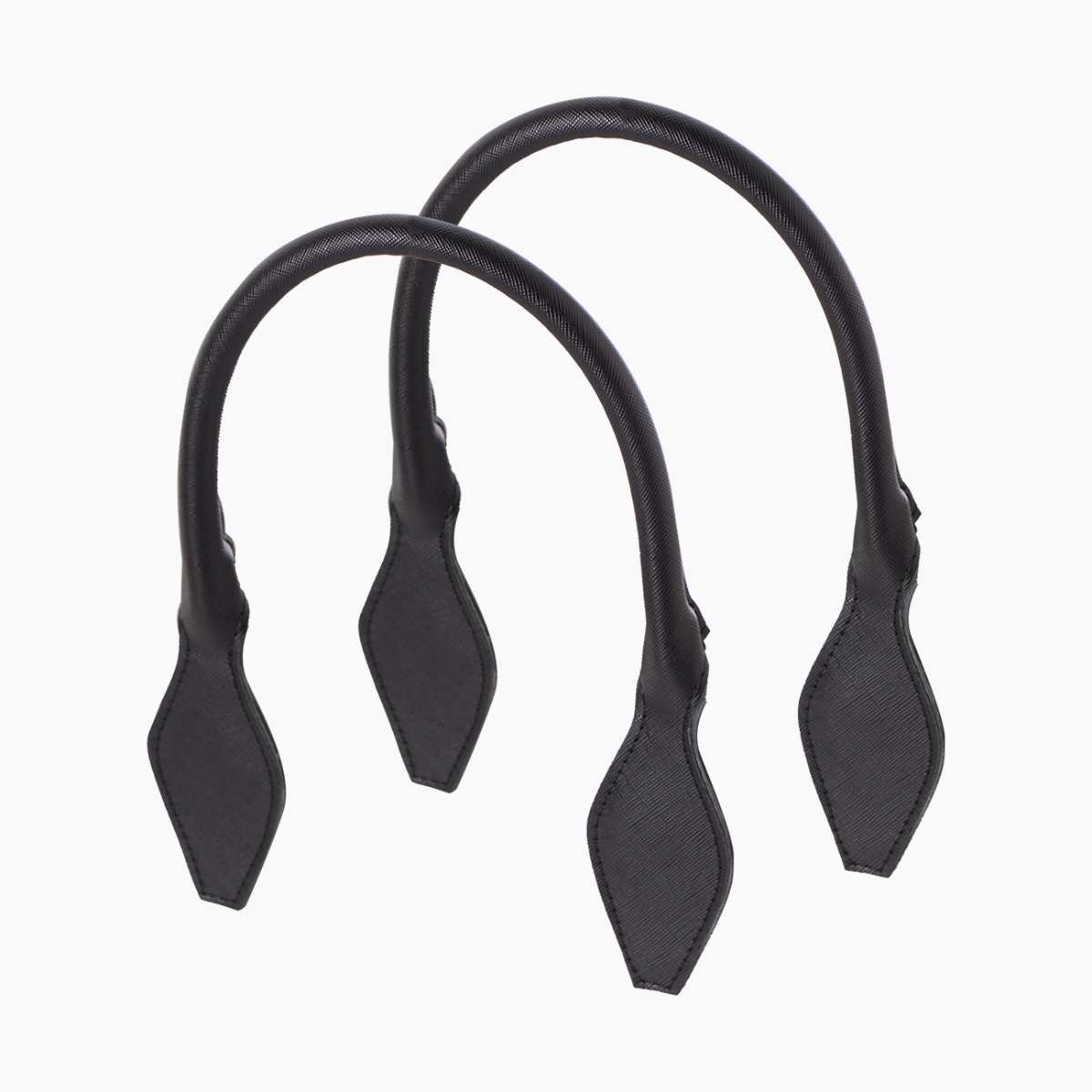 Manico corto a rombo nero - O bag Official Website