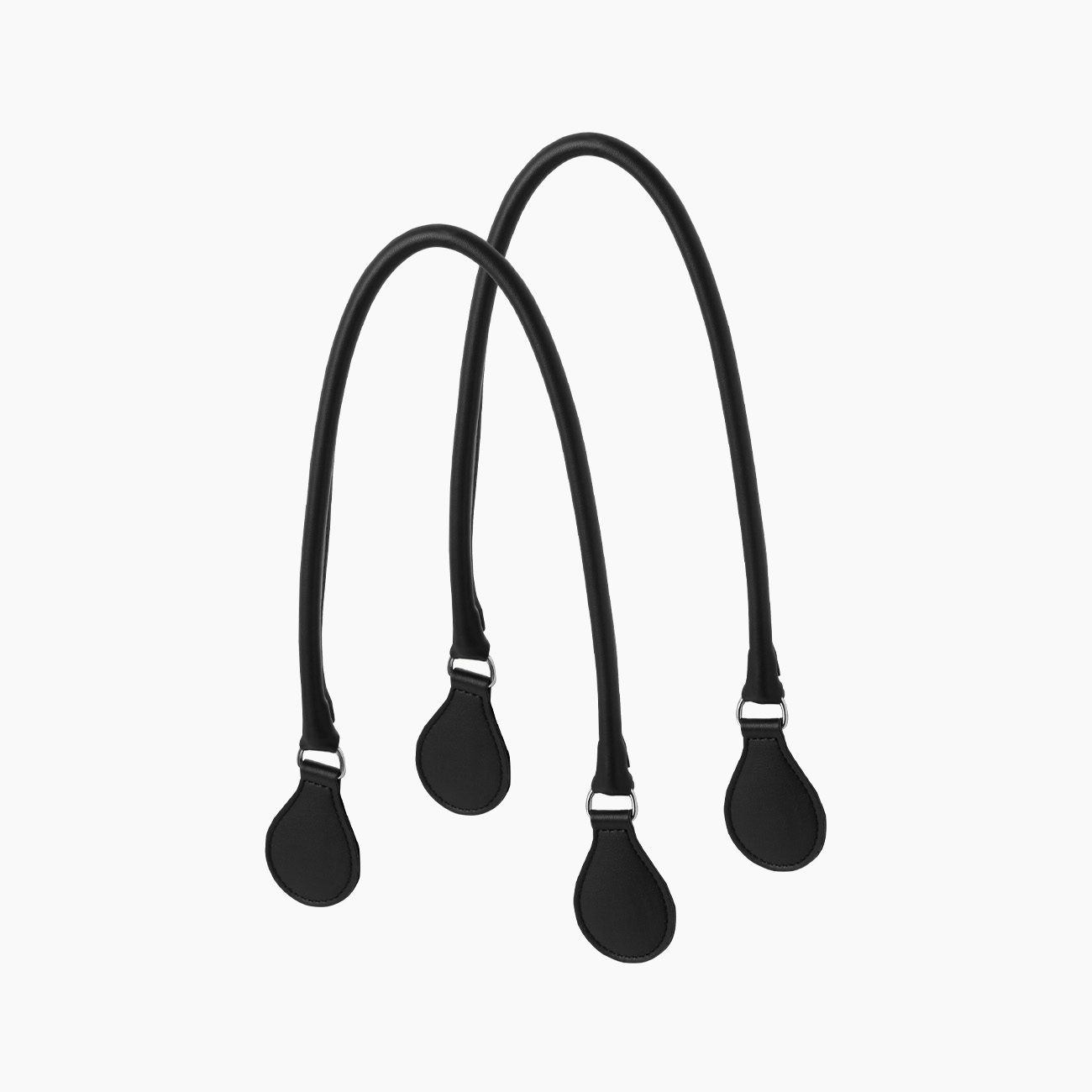 Manico lungo tubolare nero tessuto sintetico - O bag Official Website