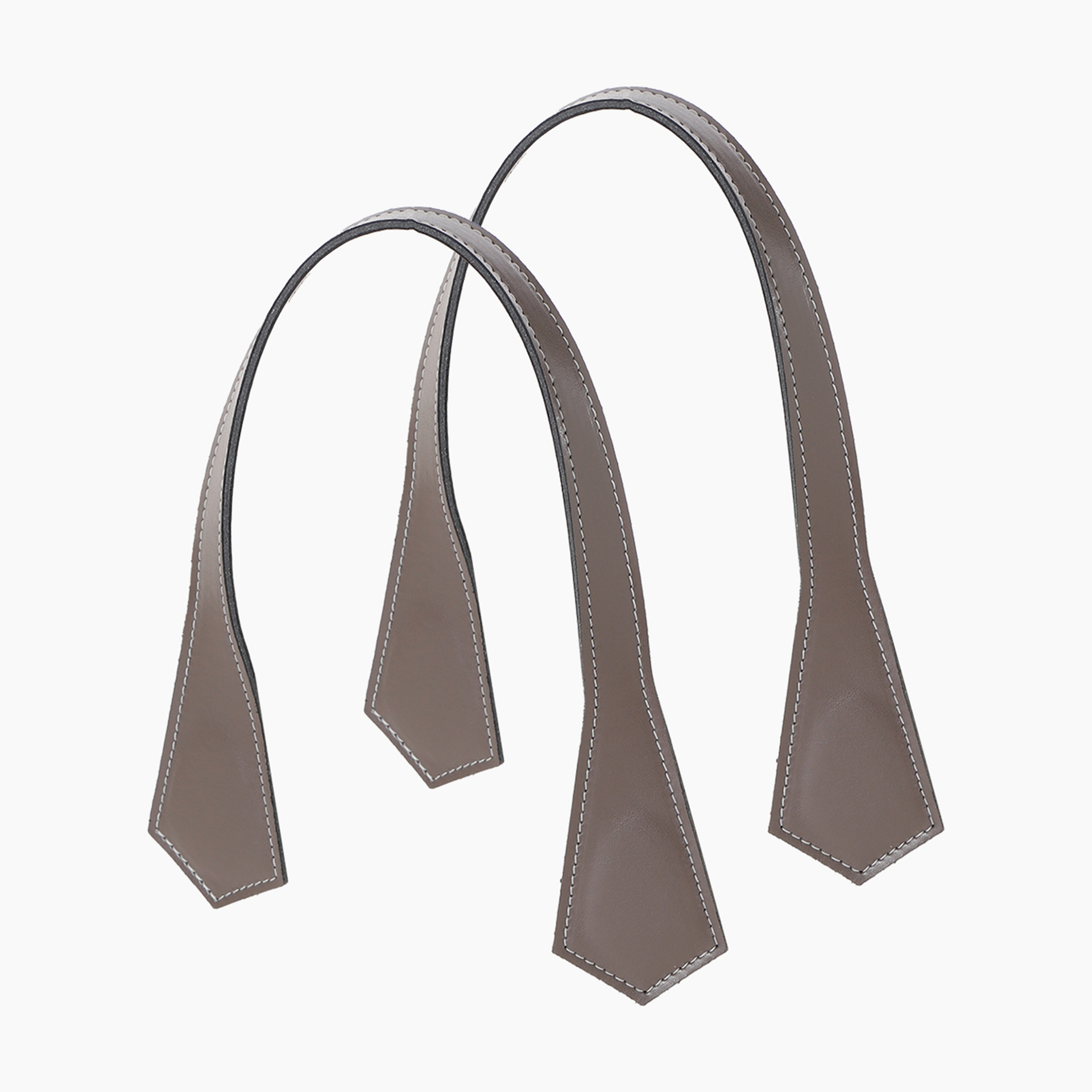 Manico corto a punta con impunture roccia effetto nappa - O bag Official Website