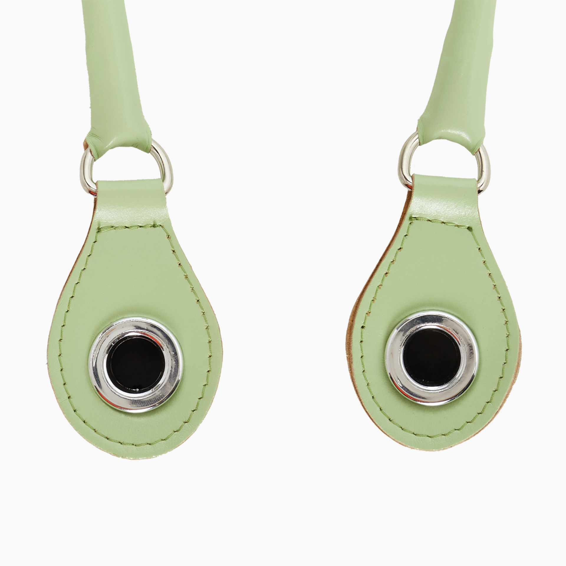 Manico lungo double con anello celery green - O bag Official Website