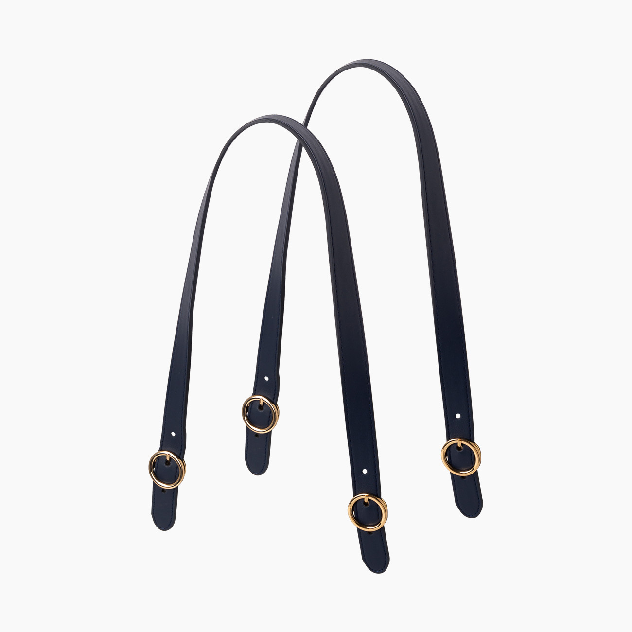 Manico linear blu navy con fibbietta - O bag Official Website