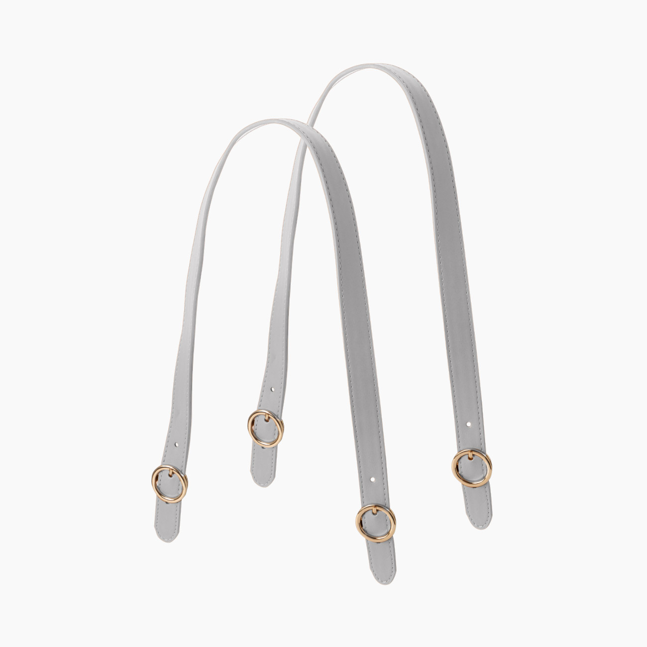 Manico linear grigio chiaro con fibbietta - O bag Official Website