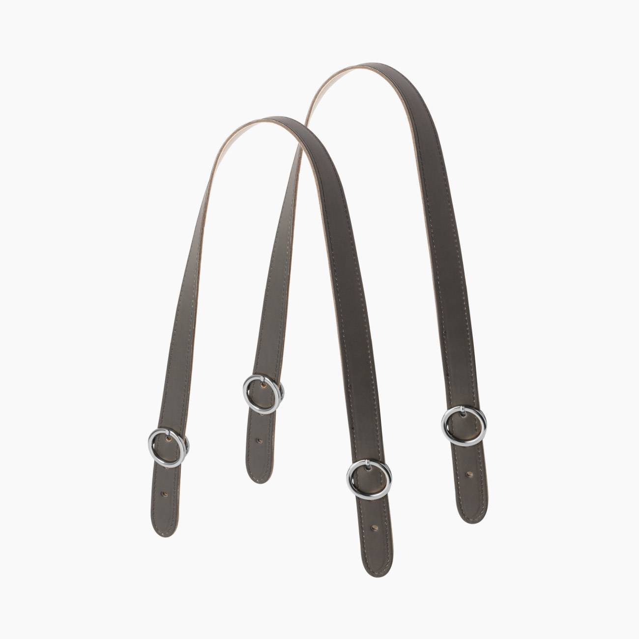 Manico linear verde militare e argento con fibbietta - O bag Official Website