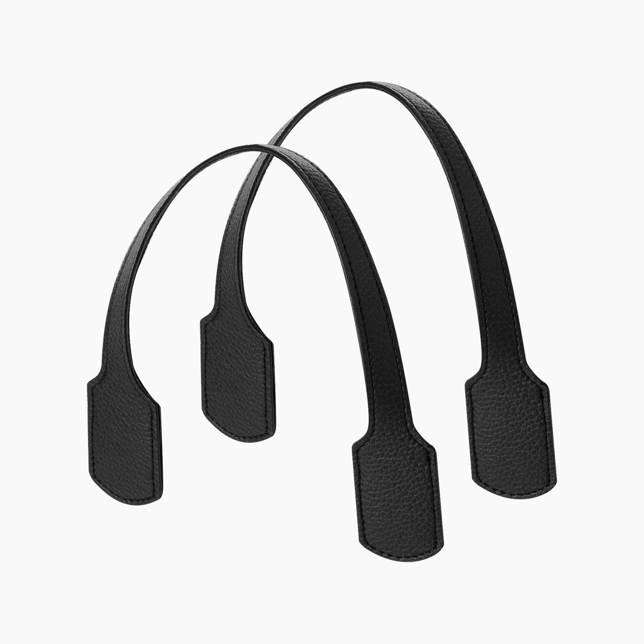 Manico piatto corto essential nero bottalato - O bag Official Website