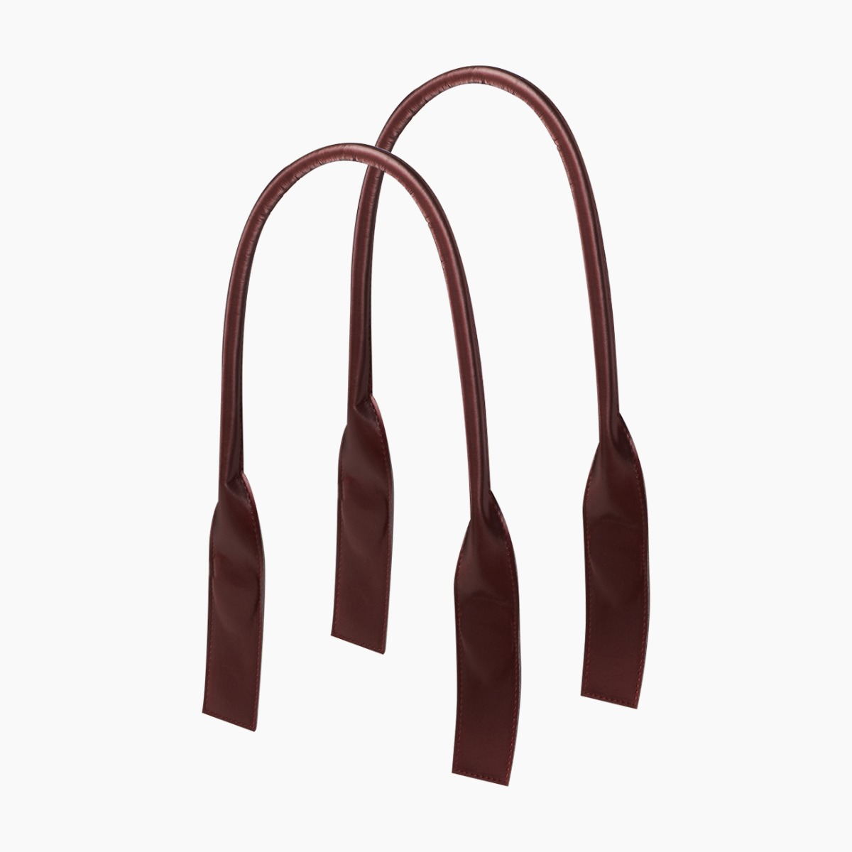 Manico lungo bordeaux piatto tubolare a sbalzo nylon lucido imbottito - O bag Official Website