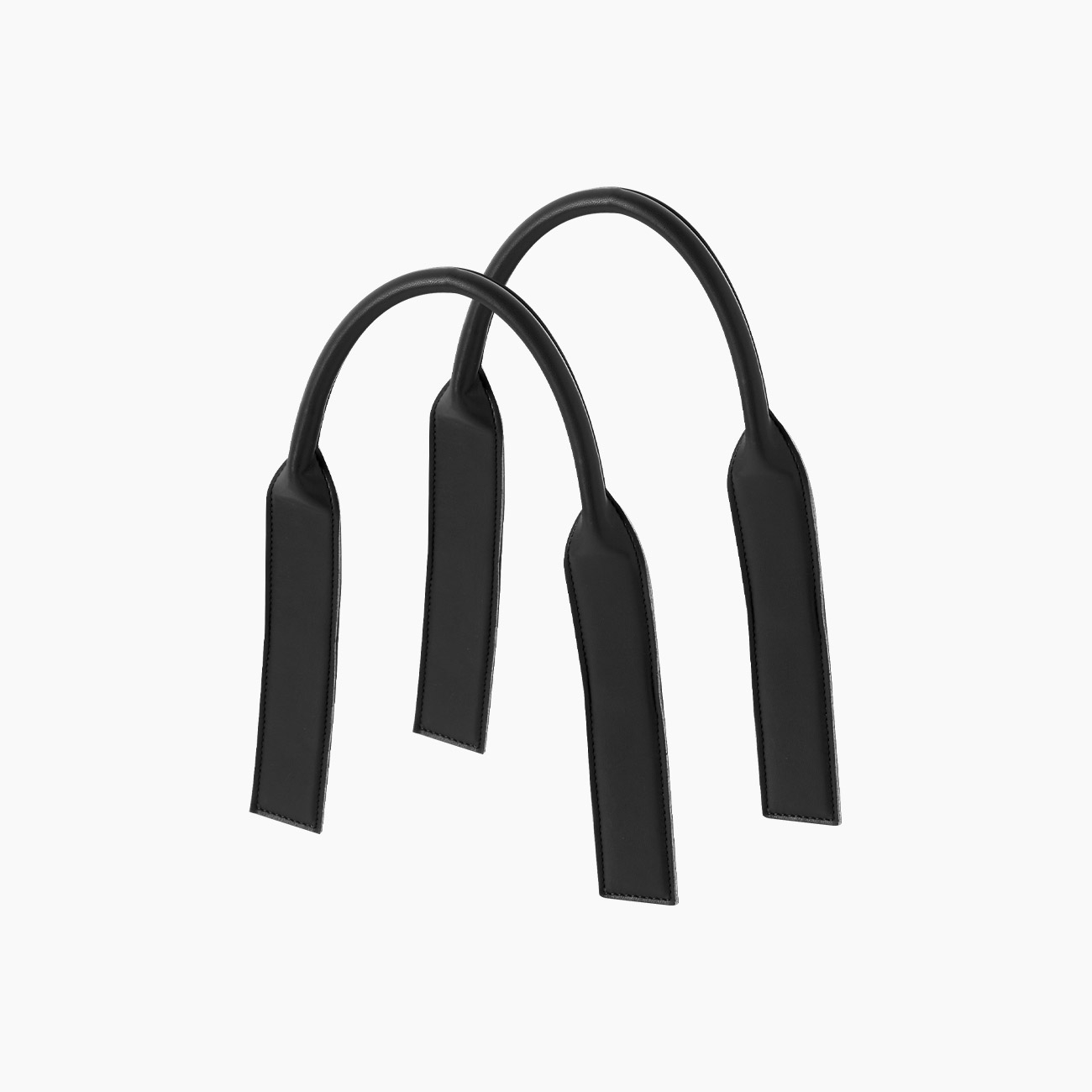 Manico corto nero piatto tubolare a sbalzo in nappa - O bag Official Website