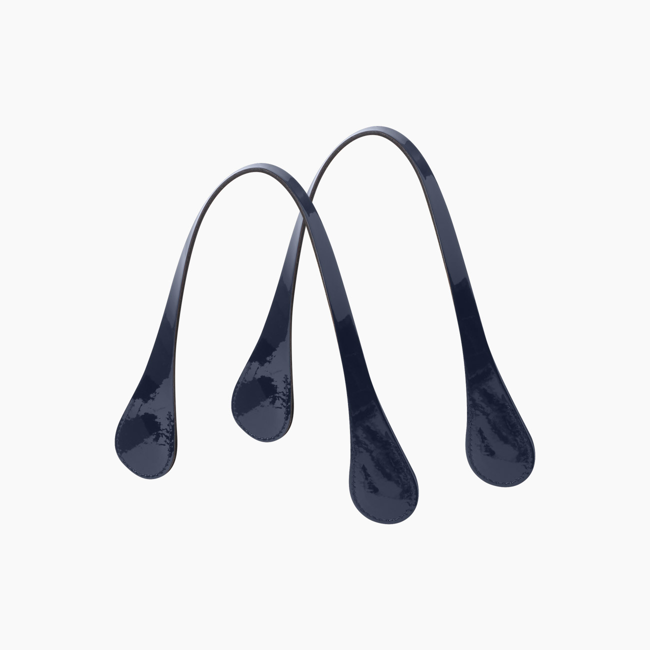 Poignée courte extraslim en peindre bleu marine - O bag Official Website