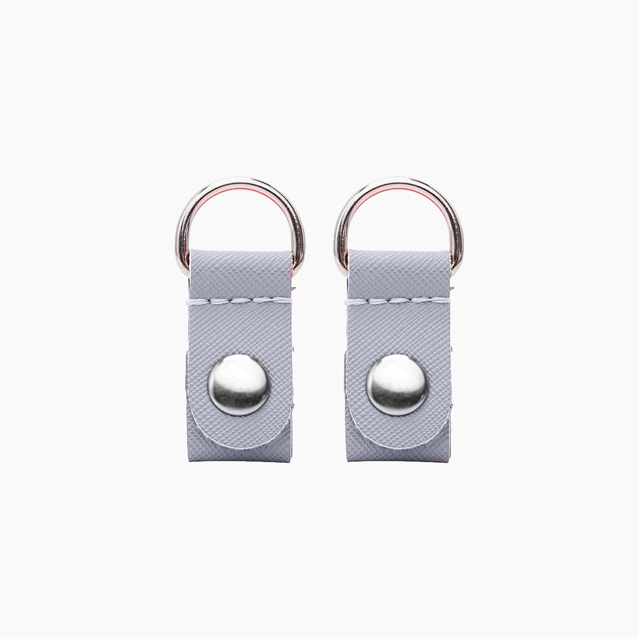 Clip ecopelle tessuto sintetico grigio chiaro - O bag Official Website