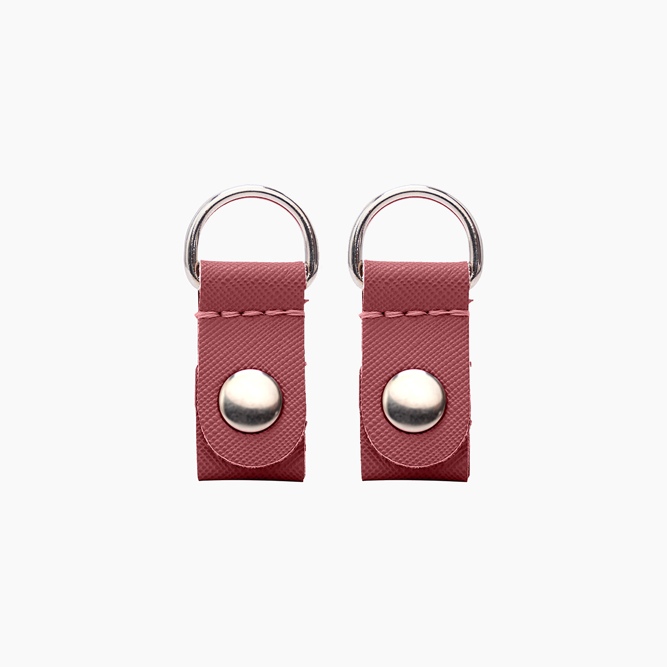 Clip ecopelle tessuto sintetico cassis - O bag Official Website